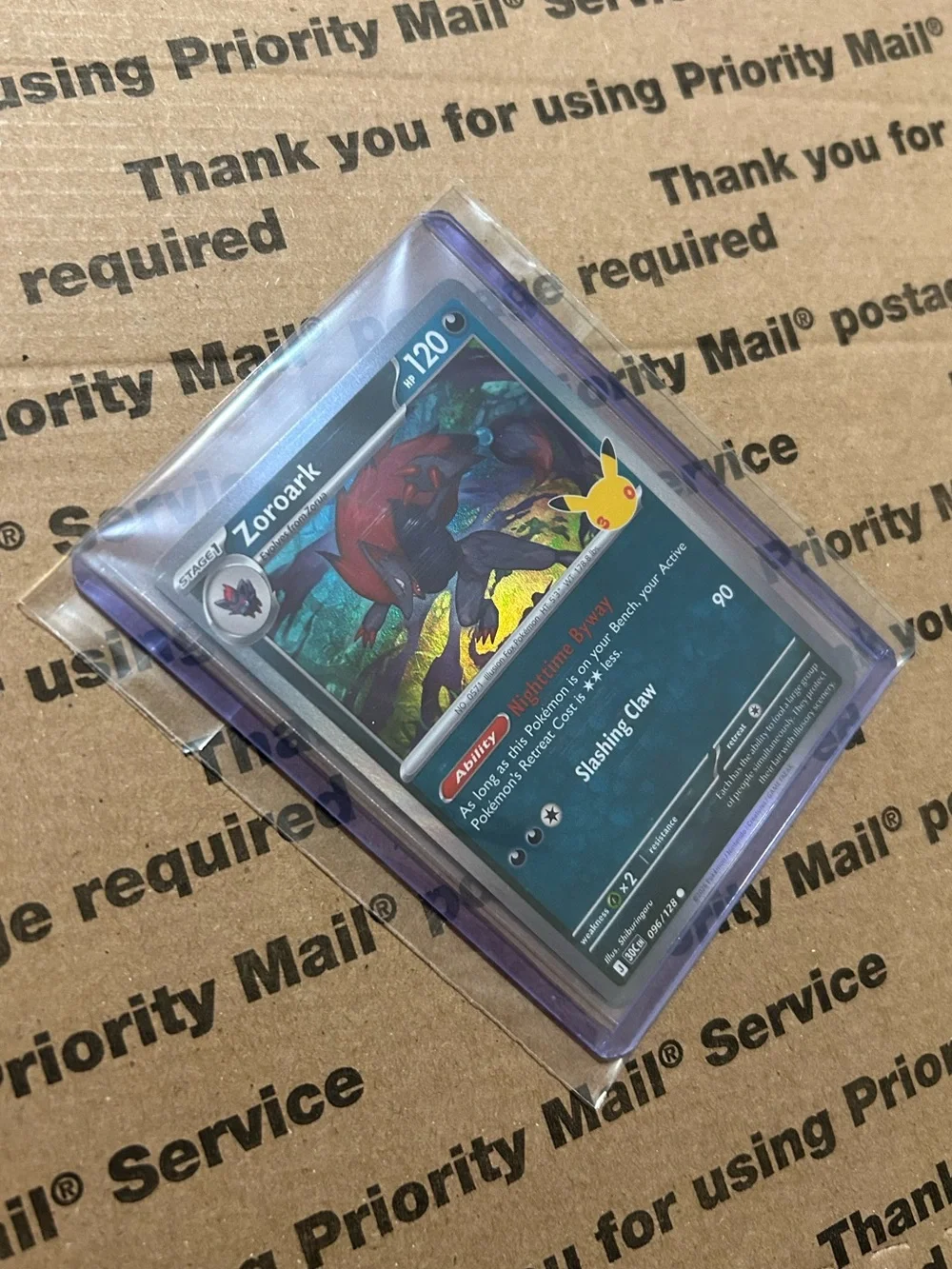 Pokemon holo zoroark